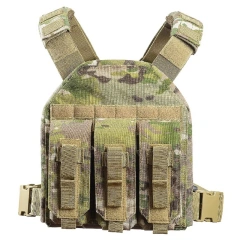 Superior Quality High Quality Tactical Vest Durable Assault Training Tactical Vest Adjustable Outdoor Hunting Tactical Vest outdoors Breathable Training Vest and Quick Release Adapters for Training Vest Chest Rig Cummerbund Quick Disconnect