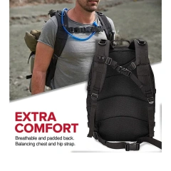 Custom Large Capacity Tactical Backpack Waterproof Assault Pack Rucksack High Quality Tactical Camping Backpack Large Military Pack Bag for Outdoor Military Tactical Rucksack Survival Day pack Military Hunting Military Training Bag