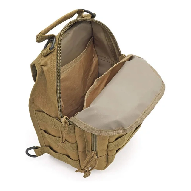 Factory Direct Sales Camouflage Training Shoulder Bag Outdoor Tactical Messenger Bag Tactical Shoulder Sling Bag   Military Hanging Bag Shoulder Sling Bag Pack Practical Waterproof Military Range Bag