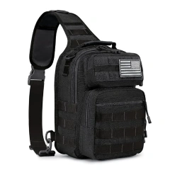 Assault Sling Bag Backpack Practical tiger Shoulder Sling Bag Small Messenger Bag Comfortable High Quality Waterproof Large Insect Resistant Bag Practical outdoors Backpack