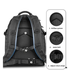 Practical Assault Backpack Large Assault Bag Practical Backpack for Training Multifunctional backpack Military style notebook computer bag Military equipment Military bag