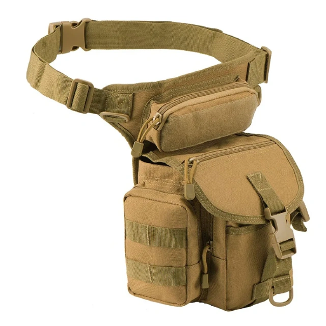 Assault Utility Dropper Bag Waterproof Metal Detection Bag Men's Thigh Waist Bag Practical portable bag for Military equipment Mini monster wheeled deployment bag Multi cam