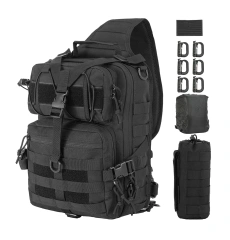Assault Sling Backpack Practical Backpack Assault Field Bag Military patrol ready bag Practical safety storage bag Integrated sorting bag Practical Military Bag Tactical Military Bag Insect Proof Bag