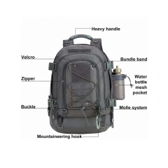Men's Backpack Large Practical Backpack Assault Travel Backpack for Hiking Military Specific Backpack Survival Backpack Military Training Utility Bag Waterproof Military Training Tactical backpack