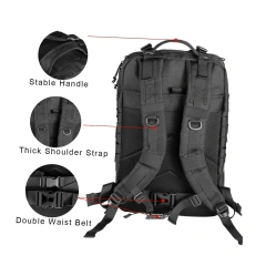 Practical Assault Backpack Large Training Assault Bag 40L Capacity Pack Military sling bag Practical shoulder sling backpack Military range finder bag Multifunctional Backpack Military Laptop Bag Military Equipment Military Bag Is Applicable