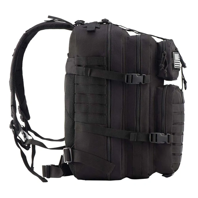Practical Assault Backpack 45 Litre Large Capacity Pack Practical Training Bag  Men's And Women's Practical Military Backpack 45L Military Training Tactical Military Bag Large Backpack Belt System