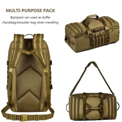 Sport Tactical Luggage Rucksack for Hiking Camping Waterproof Tactical Suitcase Bag Outdoor Tactical Duffel Backpack  Universal Practical Military Backpack Military Training Bag Large Size Backpack Tactical Military Bag