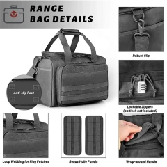 Wholesale Lightweight Tactical Bag Hunting Bag for Travel Multifunctional Tactical Shoulder Bag  Military Fanny Pack Universal Waist Bag Hip Bump Outdoor Bag With Adjustable Strap