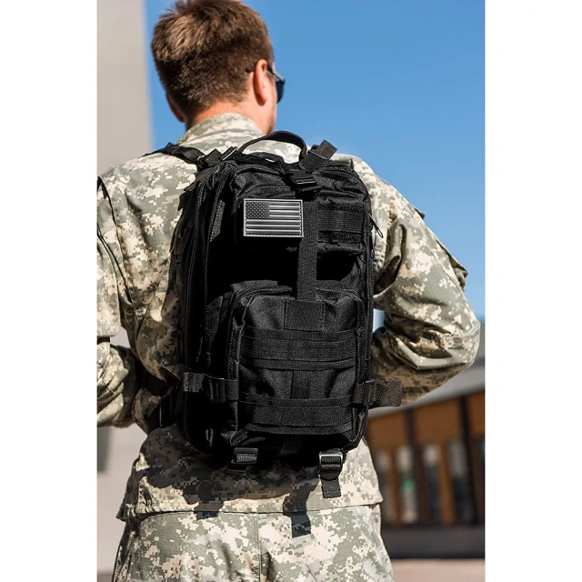 Assault Backpack Outdoor Survival Backpack with Straps Hiking Backpack  Large Backpack for Men Tactical Military Pack Bag Emergency Backpack Rucksack Military Sling Backpack Lightweight Shoulder Sling Bag Pack Military Range Bag