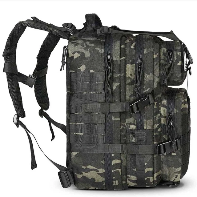China Factory Customized Outdoor Travel Camping Rucksack Camouflage Hunting Backpack Large Capacity Tactical Backpack  Multifunctional Military Pack Backpack Removable Backpack Camouflage Backpack Survival Rucksack
