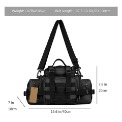 Large Capacity Tactical Duffle Bag Gym Training Shoulder Bag for Travel Practical Tactical Shoulder Bag Handbag  Portable Military Pack Briefcase Casual Travel Working Tools Shoulder Bag Handbag for Hunting Camping