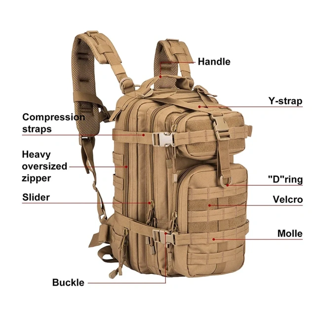 One Shoulder Bag Messenger Bag Training Sports Backpack Hiking Bag Men and Women 45L Practical Military Backpack Waterproof Military Bag Travel Backpack