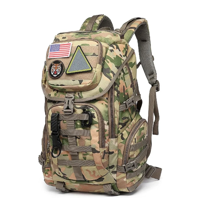 Oleaderbag Practical Assault Backpack Nylon Training Bag Large Training Bag 3 Day Assault Backpack Practical backpack Military equipment Military bag shoes bag outdoor Military backpack