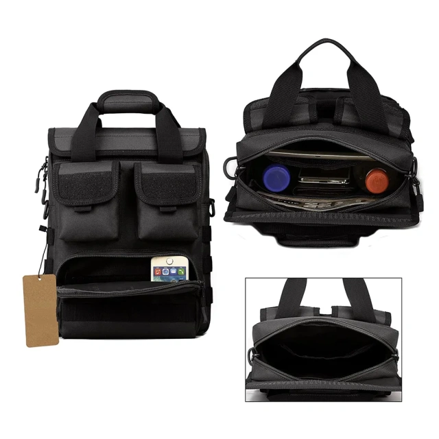 Assault Messenger Bag Men's Practical Sling Shoulder Bag Briefcase Assault Equipment Handbag Practical Carrying Bag  Durable And Fashionable Outdoor Military Training ground bag Luxury Military Training Kit Outdoor Activity Kit