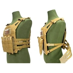 Top Quality Breathable Tactical Vest for Hunting Outdoor Training Assault Vest Multifunctional Men's Tactical Vest Assault Sport Vest for Hunting Training outdoors Vest Breathable Outdoor Sports Vest