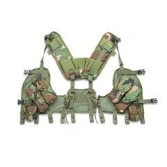 Training Woodland Camo Camouflage Enhanced Training Load Bearing Vest Paintball Professional  Nylon Modular Cutting Hunting Vest Personal Protective for Hunting security vest Training Vest