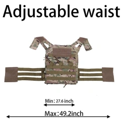 Hot Selling Outdoors Training Tactical Vest Breathable Assault Training Vest Adjustable Nylon Tactical Hunting Vest Paintball outdoors Breathable Training Vest Camo Sports Training equipment security vest