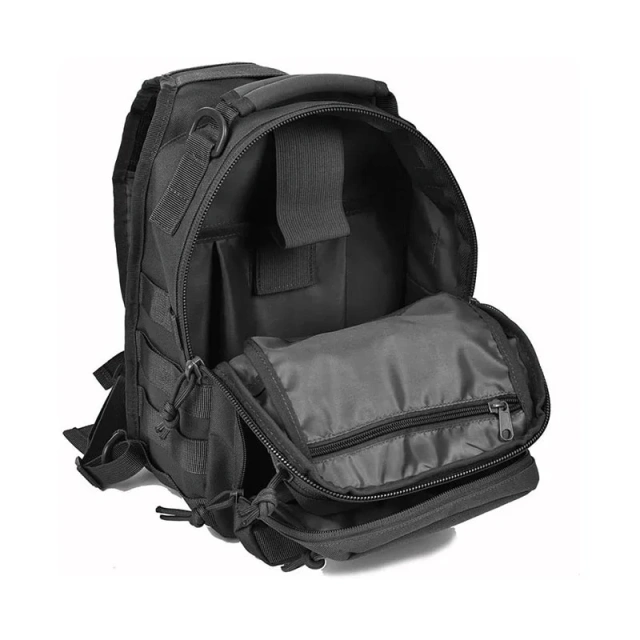 One Strap Tactical Sling Bag Outdoor Travel Tactical Assault Sling Bag for Trekking Camping Tactical Sling Pack  Practical Military Portable Bag Military Training Pouch Waist Bag Multifunctional Men's Chest Bag