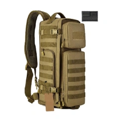 Customized Logo Tactical Sling Pack Assault Day Backpack Good Quality Tactical Harness Bag Tactical Chest Pack  Practical Chest Shoulder Bag For Military Harness Bag