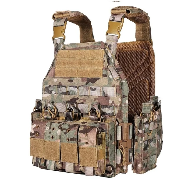 Training Vest Quick Release Vest Adjustable for AdultsHigh quality outdoor training vest Loaded Gear Assault Training Vest  Loaded Gear Breathable Assault Training Vest Training equipment security vest