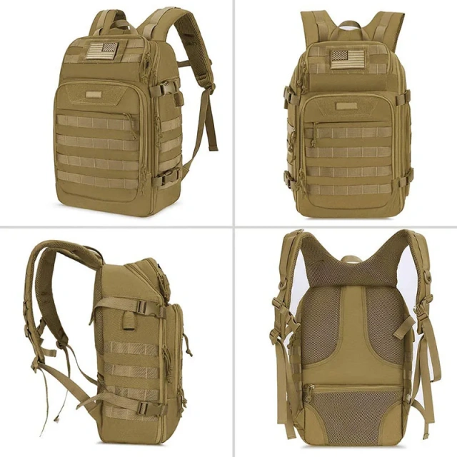 Wholesale Tactical Assault Rucksack Waterproof Tactical Equipment Backpack Outdoors Camo Tactical Rucksack  Military Sling Bag Practical Shoulder Sling Backpack Military Rang Bag