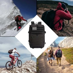 Assault Backpack 3 Day Assault Package 42L Practical Backpack Hiking Camping Backpacking Hiking Hunting  Men's Military Backpack Military Training Backpack Insect Resistant Bag 50L Waterproof