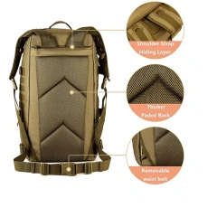 Sport Tactical Luggage Rucksack for Hiking Camping Waterproof Tactical Suitcase Bag Outdoor Tactical Duffel Backpack  Universal Practical Military Backpack Military Training Bag Large Size Backpack Tactical Military Bag