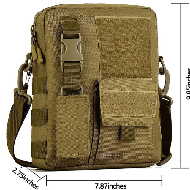 Factory Direct Sales Small Tactical Bag Casual Canvas Tactical Messenger Bag Good Quality Tactical Shoulder Bag  Practical 40L Military Backpack Three Day Military Backpack For Large Scale Military Training