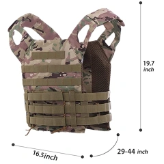 Hot Selling Outdoors Training Tactical Vest Breathable Assault Training Vest Adjustable Nylon Tactical Hunting Vest Paintball outdoors Breathable Training Vest Camo Sports Training equipment security vest