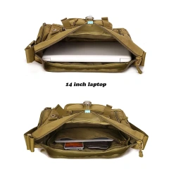 Large Capacity Tactical Messenger Bag Casual Tactical Chest Pack Outdoor Travelling Hunting Crossbody Shoulder Bag  Military Training Sling Pack Camouflage Shoulder Bag Chest Cross body Shoulder Bags