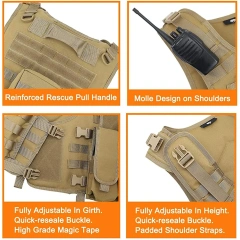 High Quality Men's Customized Outdoors Tactical Vest for Hunting Breathable Training Vest for Men High Quality Tactical Vest Assault Sport Vest Hunting Training outdoors Breathable Outdoor Sports