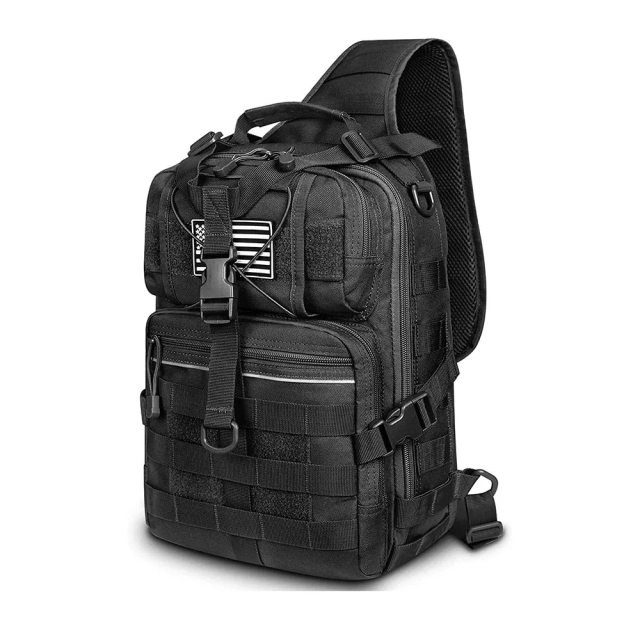 Oleaderbag Assault Slingshot Bag Large Slingshot Backpack Concealed Carrying case  Multifunctional Chest Pack Sling Backpack For Military Tactical Hunting Mens One Strap Day pack