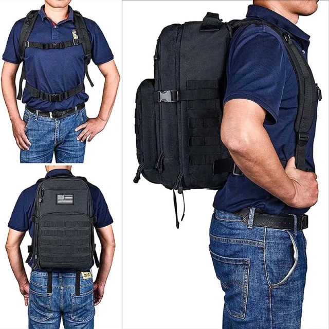 Wholesale Hunting Backpack Outdoor Sport Hiking Survival Bag Rucksack Waterproof Hunting Tactical Backpack Outdoor Double Case Backpack Long Hunting Bags Accessories Soft Package Bags Military Charge Bag