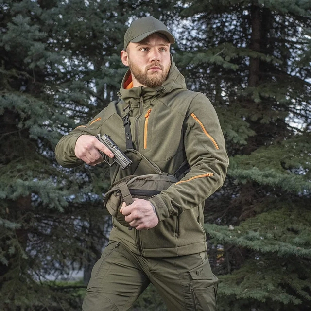 Assault Shoulder Bag Concealed Chest Sling Bag CCW Bag  ranger Green Men's Military Sling Bag Small Sling Backpack Chest Pack Military Training Shoulder Bag Chest Pack