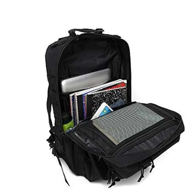 Assault Backpack Men's Backpack Waterproof 4 Compartment Multi Pocket Hiking Camping Bag Practical Backpack Military Equipment Military Bag Shoes Bag Outdoor Backpack