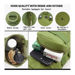 Outdoor Tactical Water Bottle Bag Multifunctional Climbing Water Bottle Bag Tactical Style Water Bottle Bag  Military Multifunctional Travel Bag Tactical Backpack Outdoor Luggage Military Training Military Bag