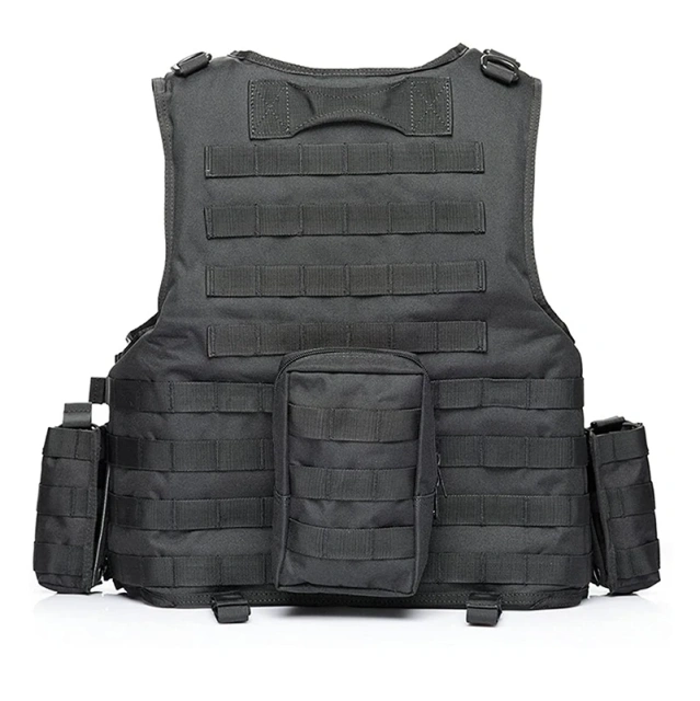 Outdoor Assault Training Tactical Vest Men's Breathable Hunting Tactical Vest High Quality Adjustable Tactical Vest outdoors Breathable Vest Adjustable Paintball Assault Training Vest Detachable for Kids Slim Person