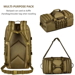 Practical Backpack for Outdoor Assault Waterproof Sports Bag for Training Rain Cover Hiking Bag Military Training Backpack Nylon Backpack For Outdoor Travel