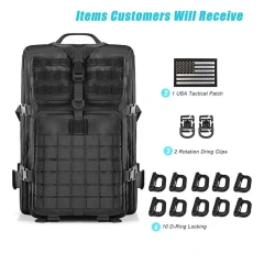 Hot Sale Large Capacity Stylish Tactical Backpack for Climbing Durable Hunting Backpacks Waterproof Tactical Backpack Waterproof Outdoor Bag Outdoor Gym Bag Carry On Bag Outdoor Handbag for Sports Travel Tactical Hunting