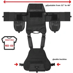 Men's Superior Quality Training Vest for Outdoor Assault Training Tactical Vest Adjustable Breathable Tactical Ves Training sports Style Adaptive Vest Heavy Version Quick Release Breathable fashion Training Vest