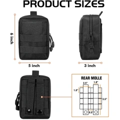 China Factory Customized Practical Assault Bodypack Tactical Utility Waist Bag Pack Tactical Tool Pouch Bag  Military Utility Bag 34L Durable Bag Used For Hunting And Storing Black