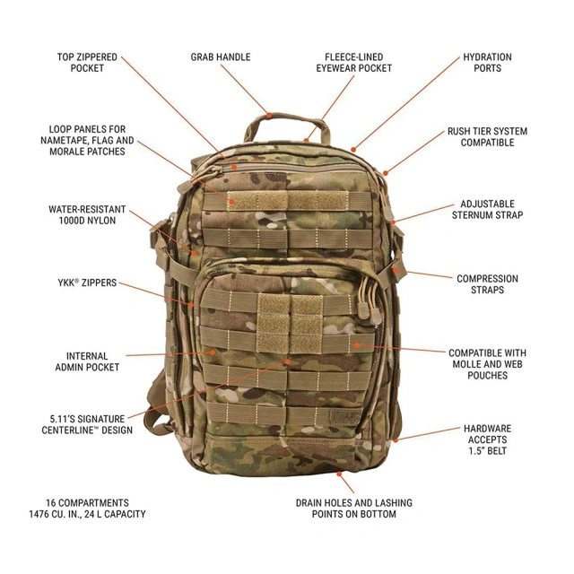 Assault Training Backpack Assault Bag Backpack  Tactical Utility Military Pack Backpack Waterproof Hunting Backpack Survival Backpack  Professional Military Training Backpack Military Bag Backpack for Outdoor Travel