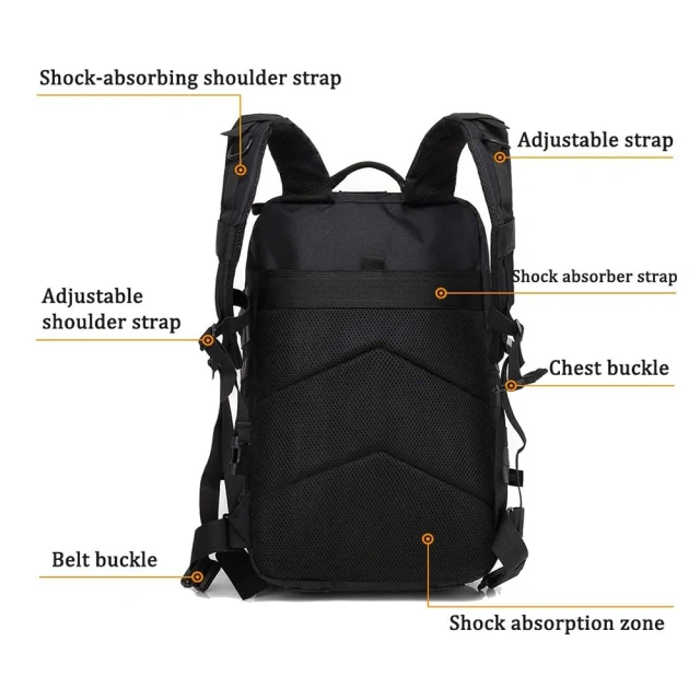 Practical Assault Backpack Creative Large Bag Training 3 Day Assault Bag Large capacity High Quality Practical Sling Backpack Mountain climbing travel Practical backpack
