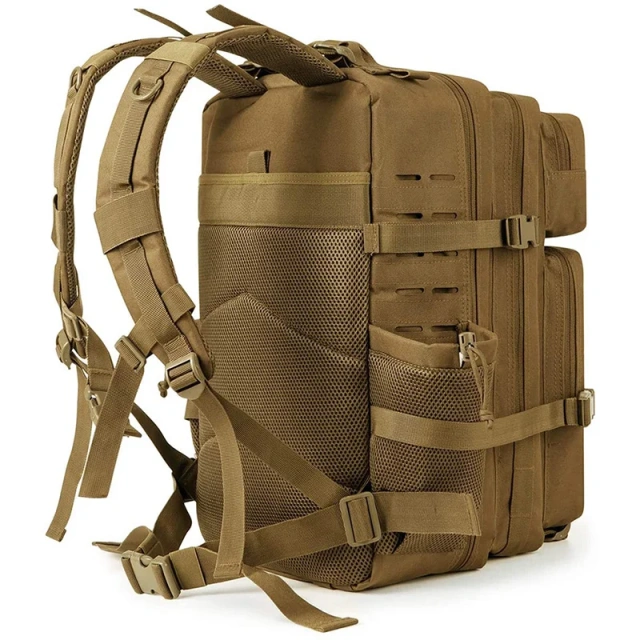 China Factory Customized Multi Functional Tactical Backpacks Practical Assault Backpack Tactical Hiking Backpack  Military Bags Practical Military Training kit made of polyester