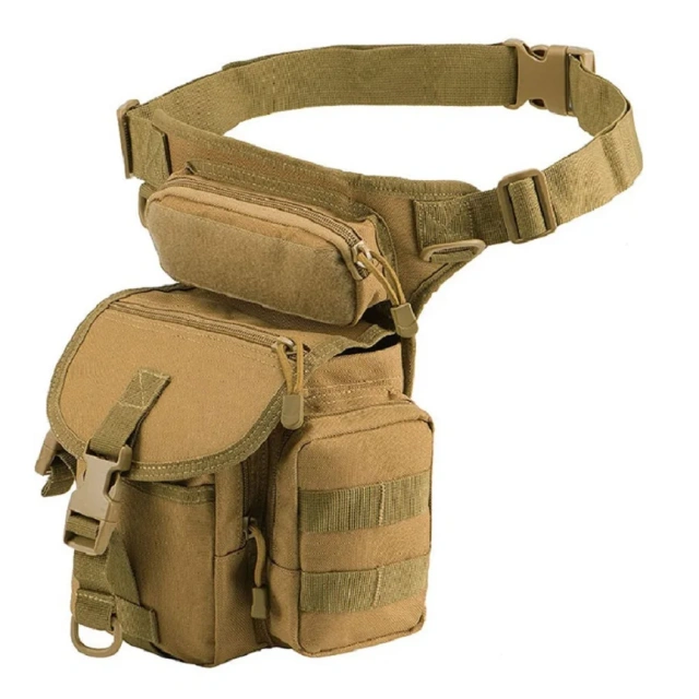 China Factory Customized Field Tactical Bag Waterproof Utility Camping Hunting Thigh Bag Training Thigh Waist Bag  Military Training Backpack Waterproof Military Pack Rucksack Travel Military Backpack