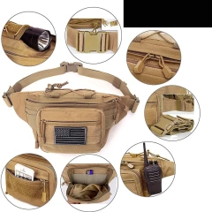 China Factory Customized Outdoor Sport Training Waist Pack Practical Tactical Waist Bag Utility Assault Bags for Hunting  Detachable Camouflage Backpack Survival Kit Backpack Outdoor Military Training Military Backpack