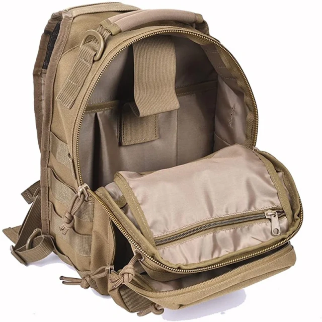 China Factory Customized Assault Sling Bag Tactical Shoulder Sling Backpack Good Quality Tactical Carry Bag  Practical Military Backpack Military Training Bag Tactical Military Bag 40L Large Practical Backpack