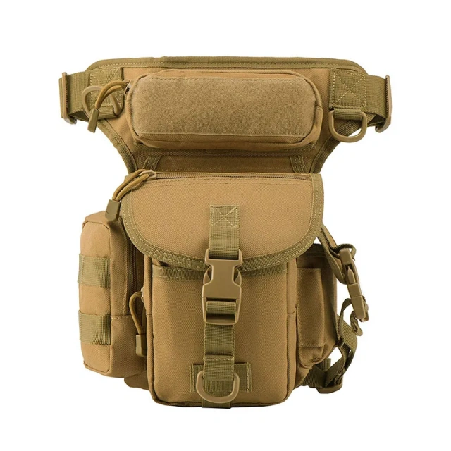 China Factory Customized Field Tactical Bag Waterproof Utility Camping Hunting Thigh Bag Training Thigh Waist Bag  Military Training Backpack Waterproof Military Pack Rucksack Travel Military Backpack