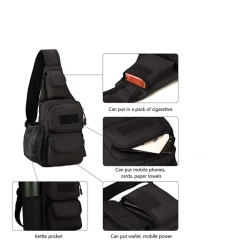 Customized Outdoor Tactical Chest Bag for Riding Camouflage Shoulder Bag Training Sling Pack Tactical Shoulder Bags  Military Sling Utility Pack Shoulder Bag Outdoor Diaper Satchel Motorcycle And Bicycle