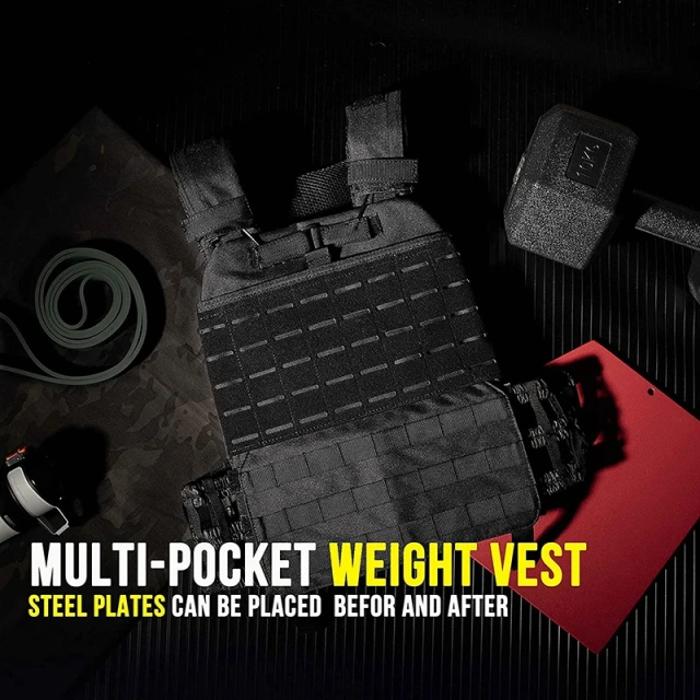 Training Workouts Fashion Endurance Women Gym Fitness Weight Clothing Weighted Adjustable Strength Training Vest  sAdjustable outdoors Breathable Vest Lightweight Oxford Cloth Training Vest Outdoor Hunting Training